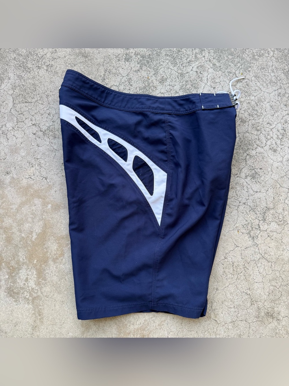 Vintage Y2K OAKLEY Board Shorts Swim Trunks Blue White Size 38 - Picture 10 of 10